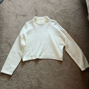 Express Cropped Sweater Size Lg